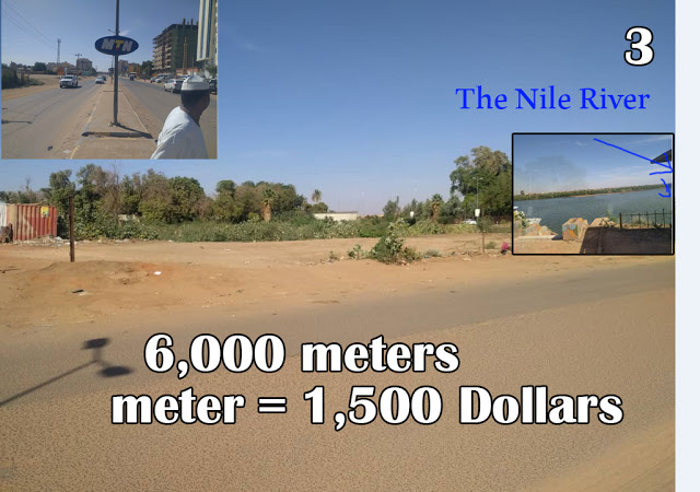 اراضي على النيل للبيع في الخرطوم - السودان P_16123jvn55