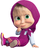 маша в шоке. маша и медведь на белом фоне. маша думает. думающая маша из мультика маша и медведь. маша (тз маши т медведт).