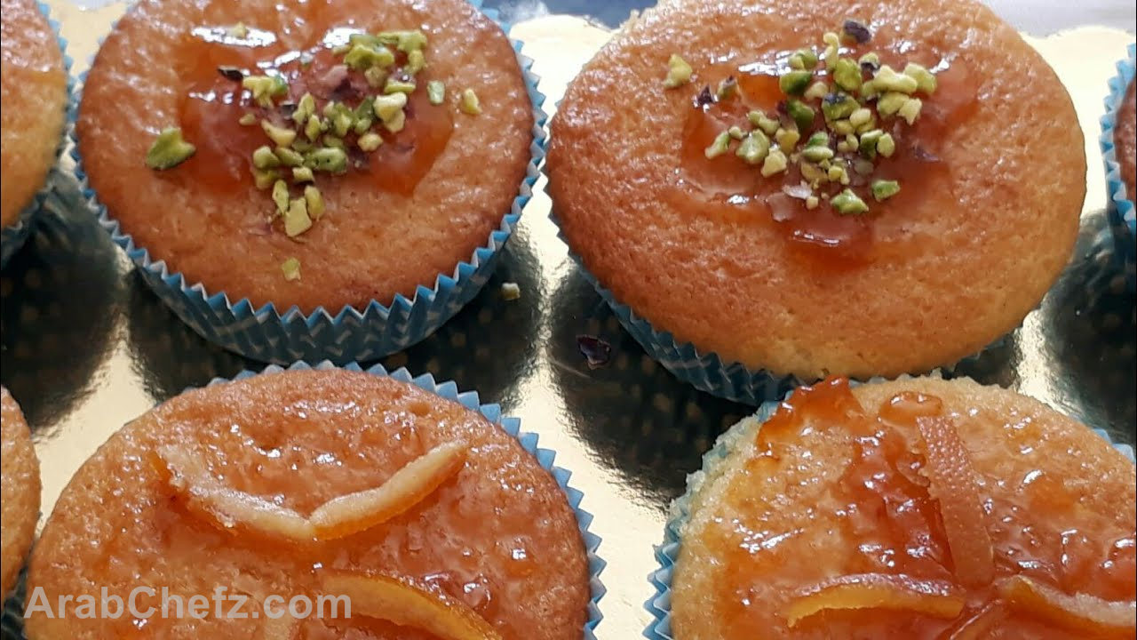 كاب كيك بنكهة البرتقال