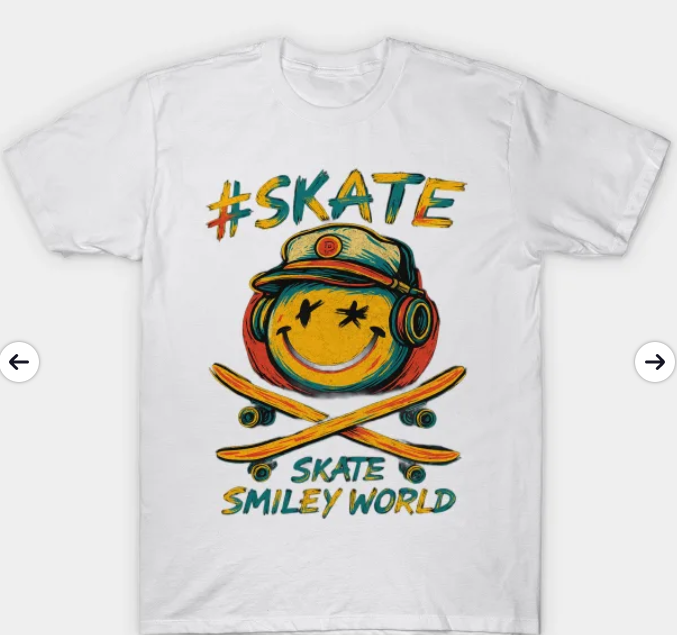 Skate Smiley World T-Shirt