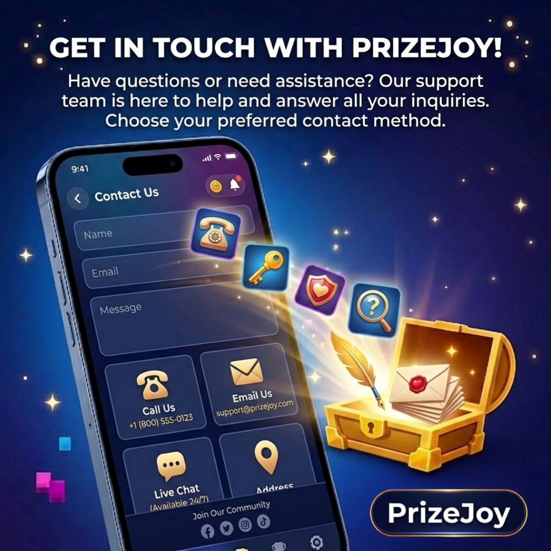 Contact PrizeJoy Support