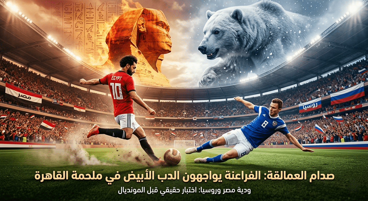 مباراة مصر وروسيا الودية تحضيرا لكأس العالم