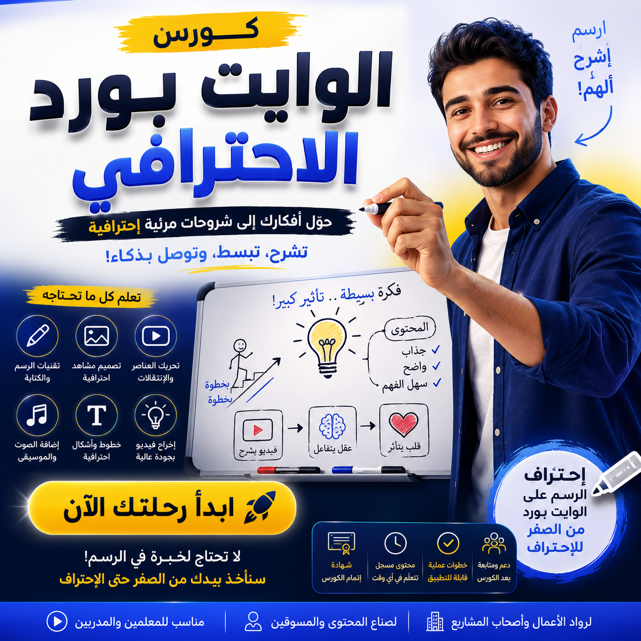 كورس الوايت بورد الاحترافي