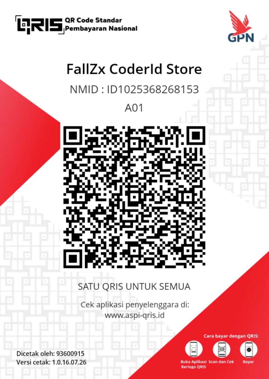 QRIS FallZx Stores
