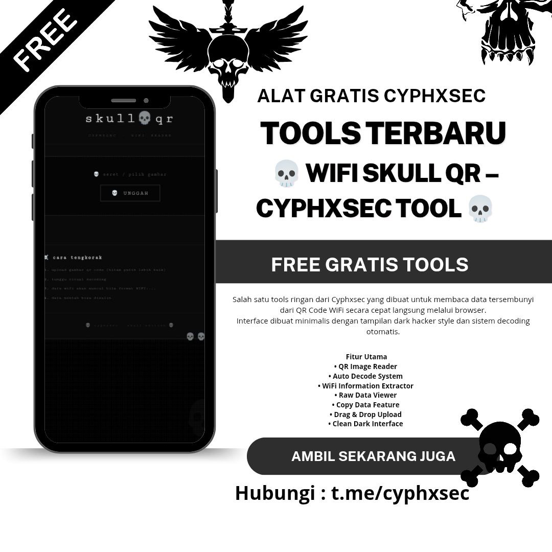 WiFi Skull QR
