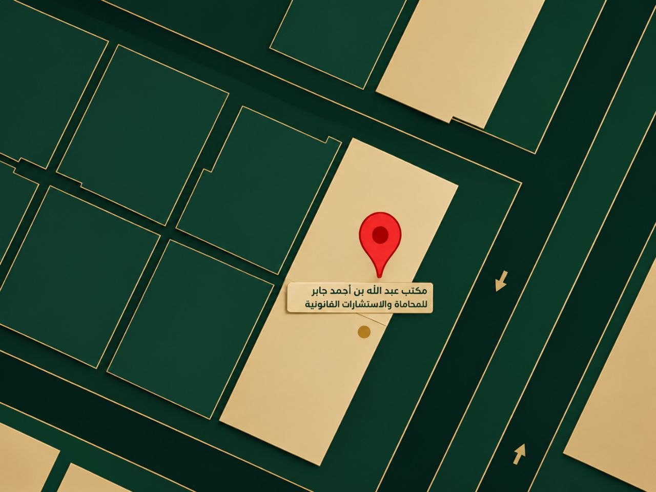موقع المكتب